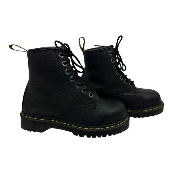 Industrial Steel Toe Boots Dr Martens Black Industrial Bear